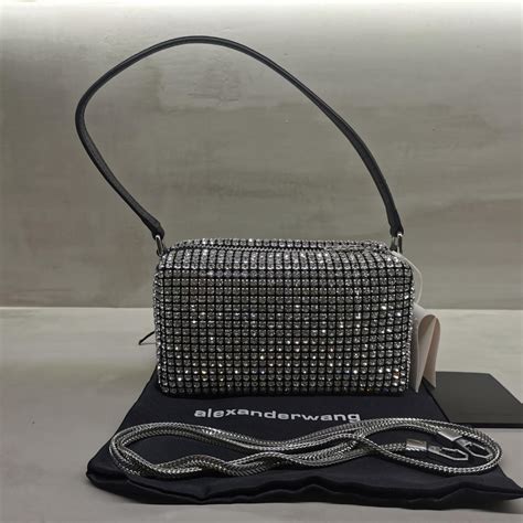 alexander wang rhinestone bag dupe|alexander wang bedazzled bag.